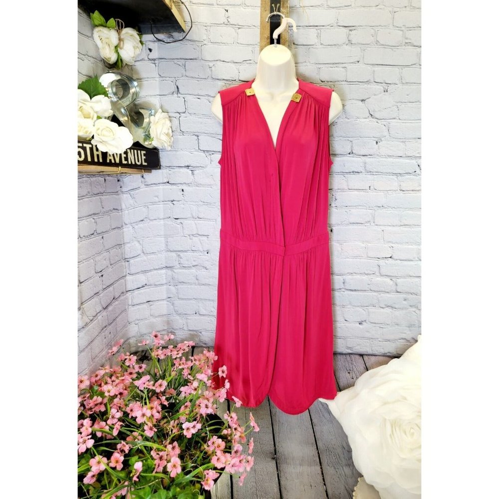 Maria Valentina Sleeveless Wrap Dress Women's Size Medium